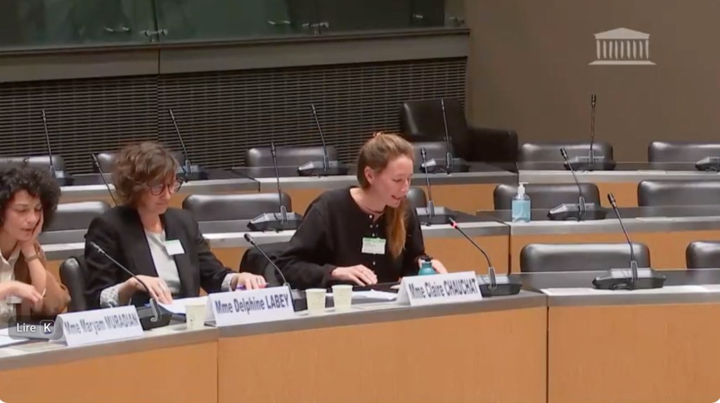 Audition des coachs & responsables enfants à la commission d&rsquo;enquête relative aux violences commises de le secteur&nbsp;culturel